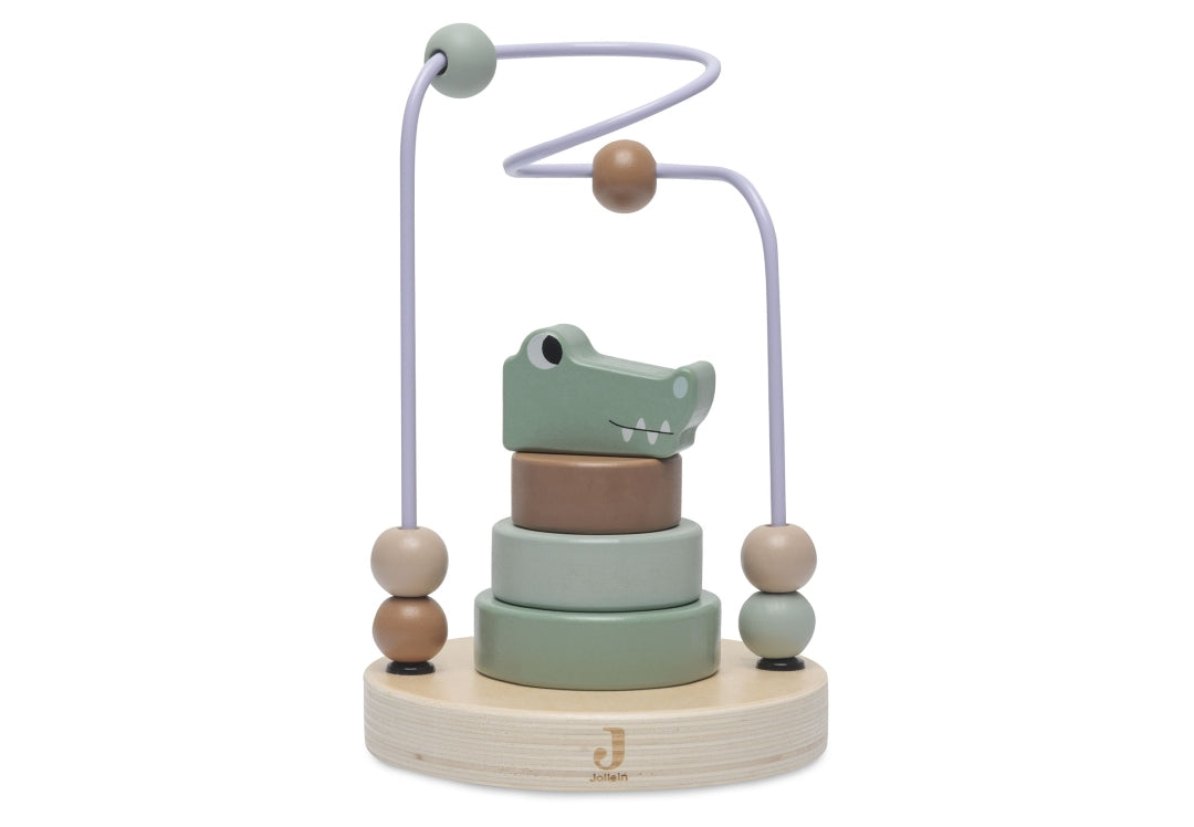 Spirale d'activités en bois Croco | Jollein