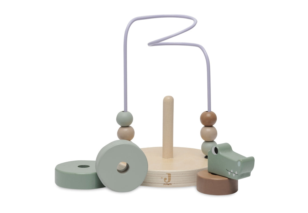 Spirale d'activités en bois Croco | Jollein