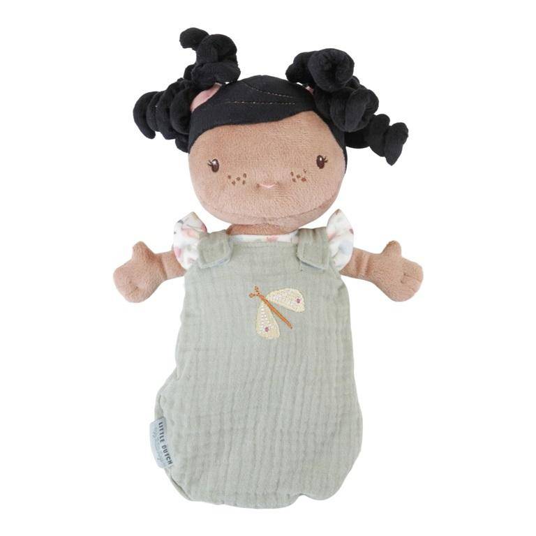 Kuschelpuppe Baby Evi mit Pflegeset Flowers & Butterflies