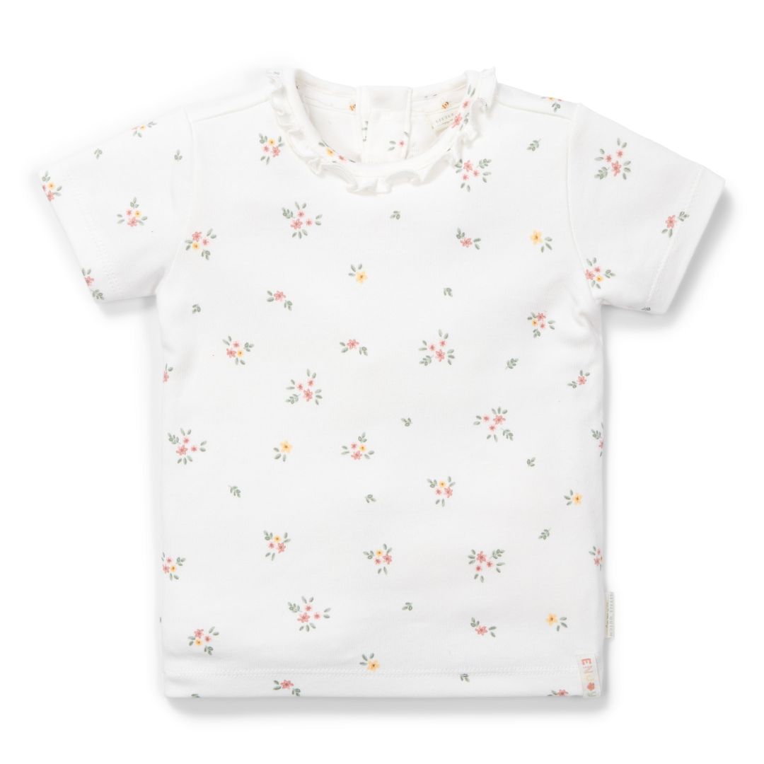 T-shirt manches courtes White Meadows | Little Dutch