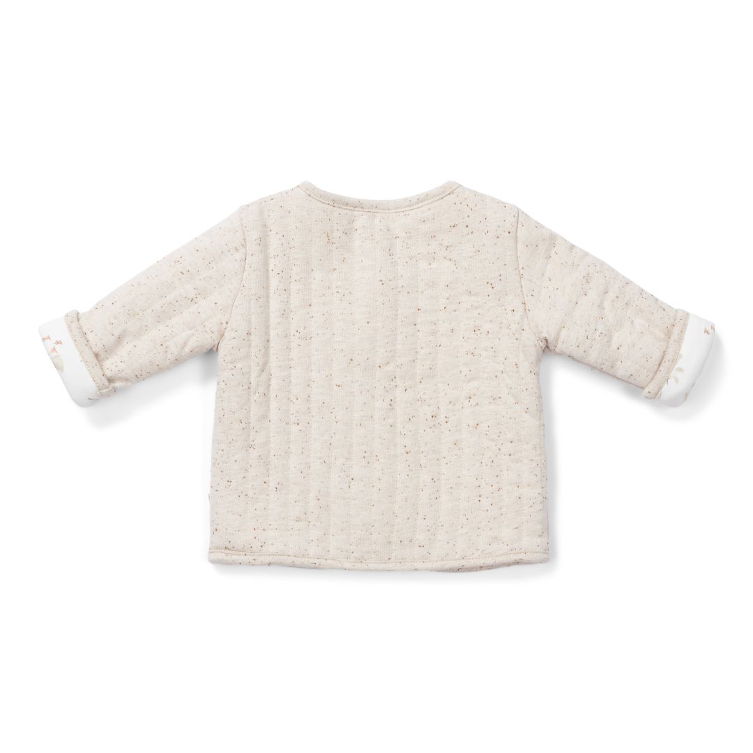 Reversible jacket Baby Bunny/Nappy Sand | Little Dutch