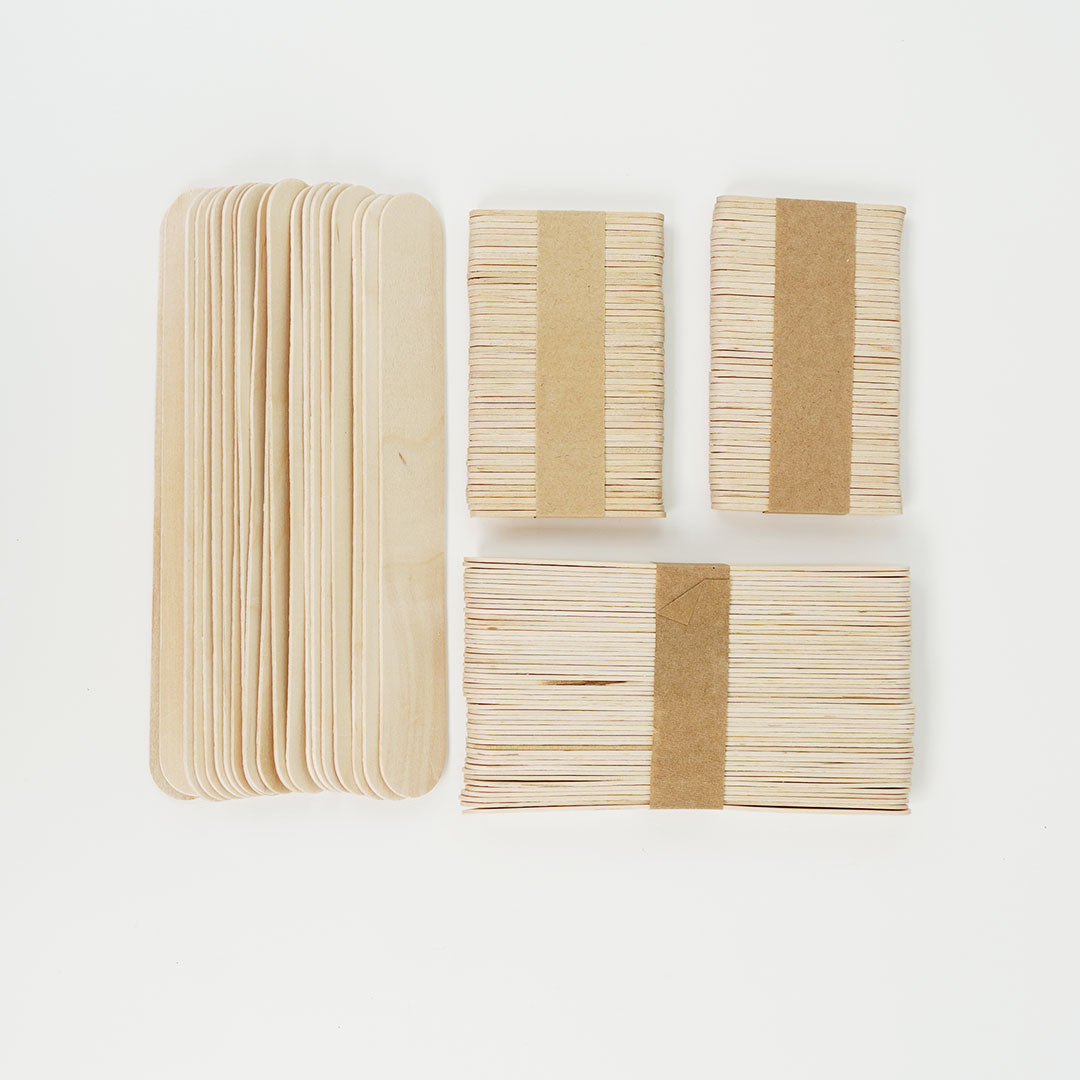 Nativity scene construction kit – 170 wooden spatulas in various sizes for self-assembly