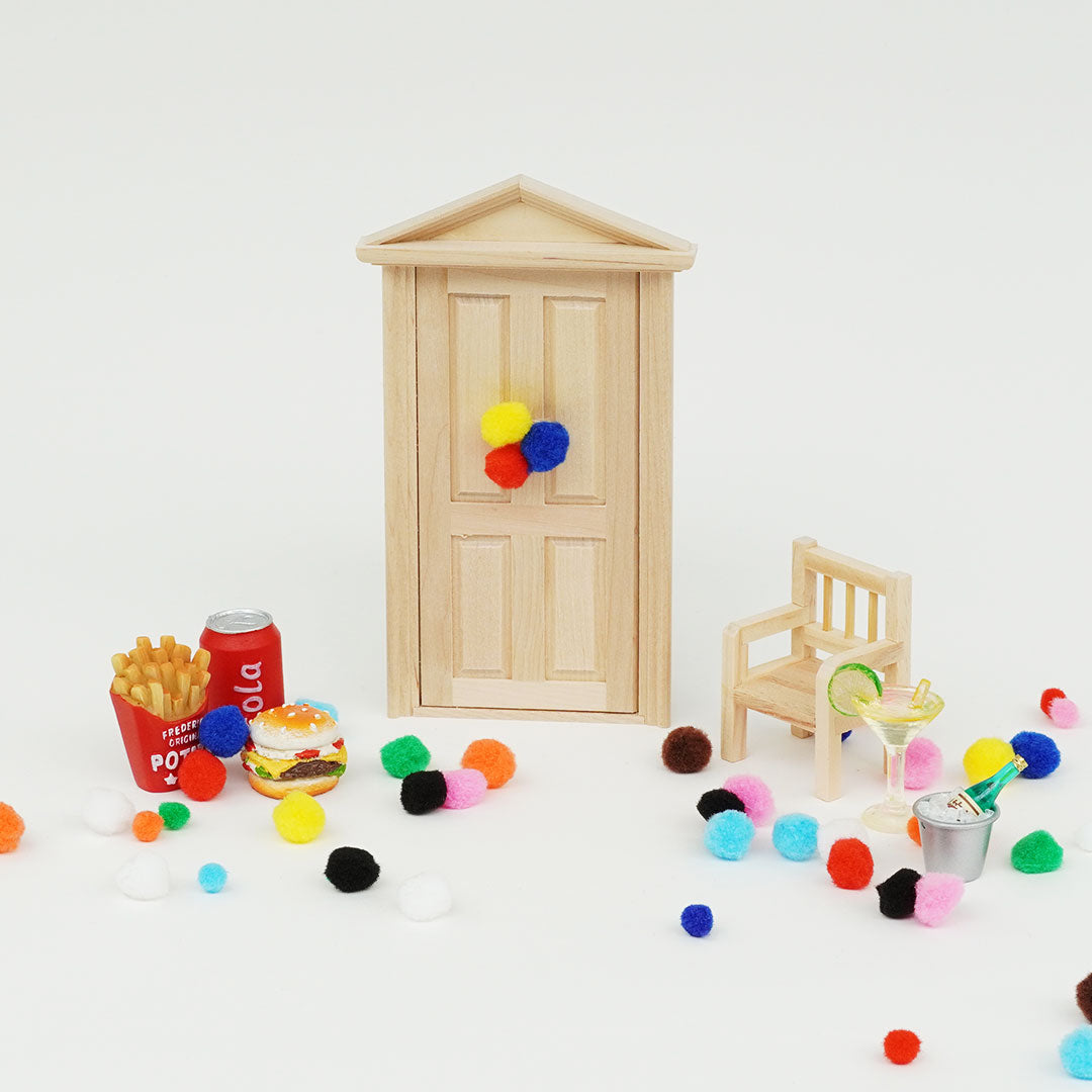 Kit de fête pour porte de lutin du monde des lutins de Noël