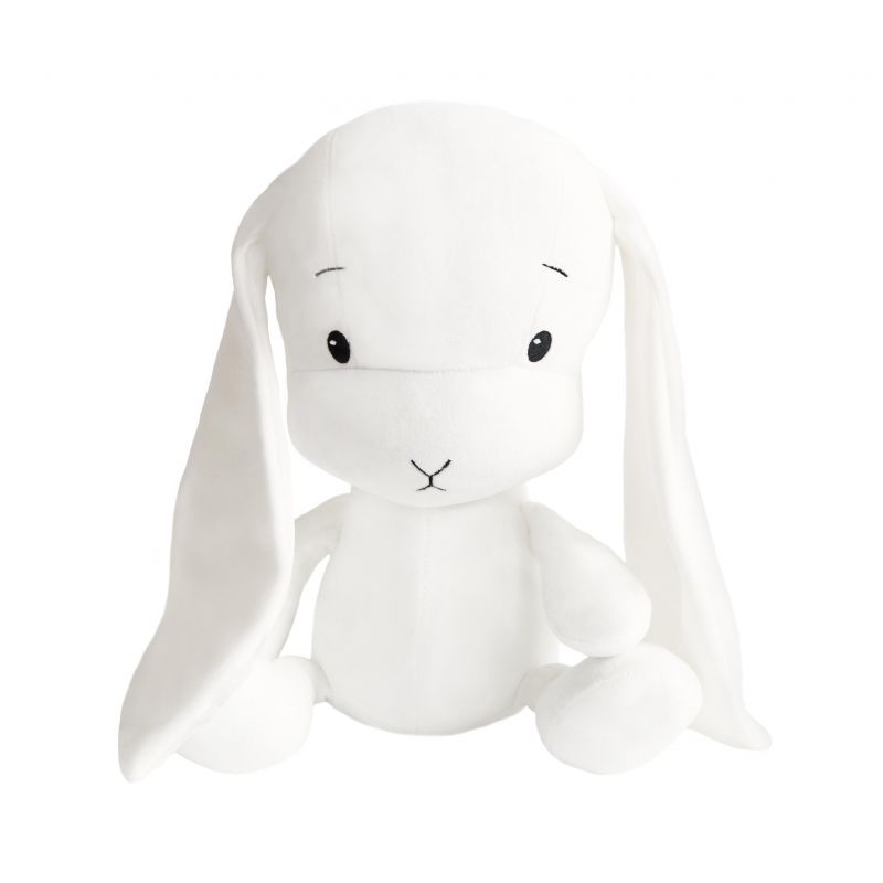 Kuscheltier Hase 50 cm, weiß / Ohren weiß | Effiki