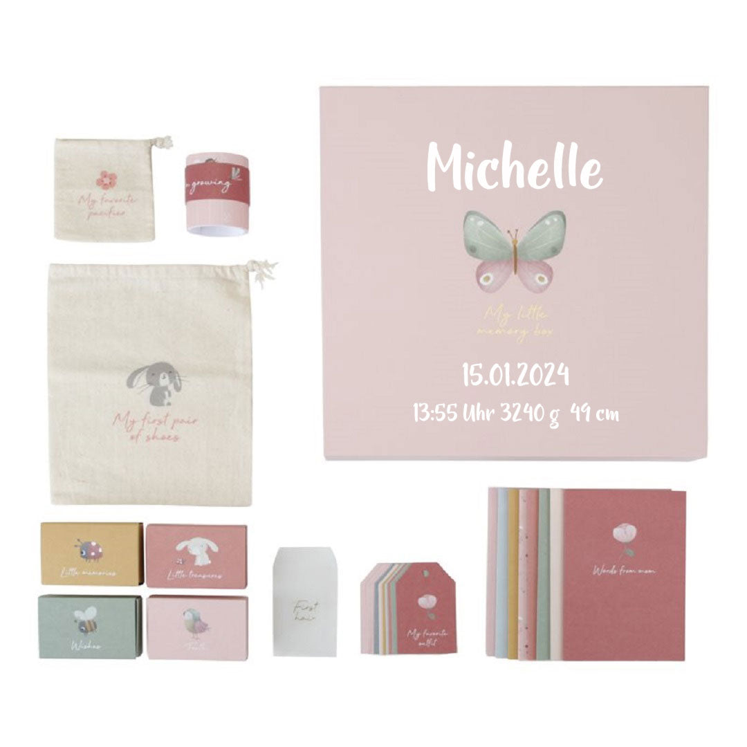 Memory Box Flowers & Butterflies – Preserve Baby Memories