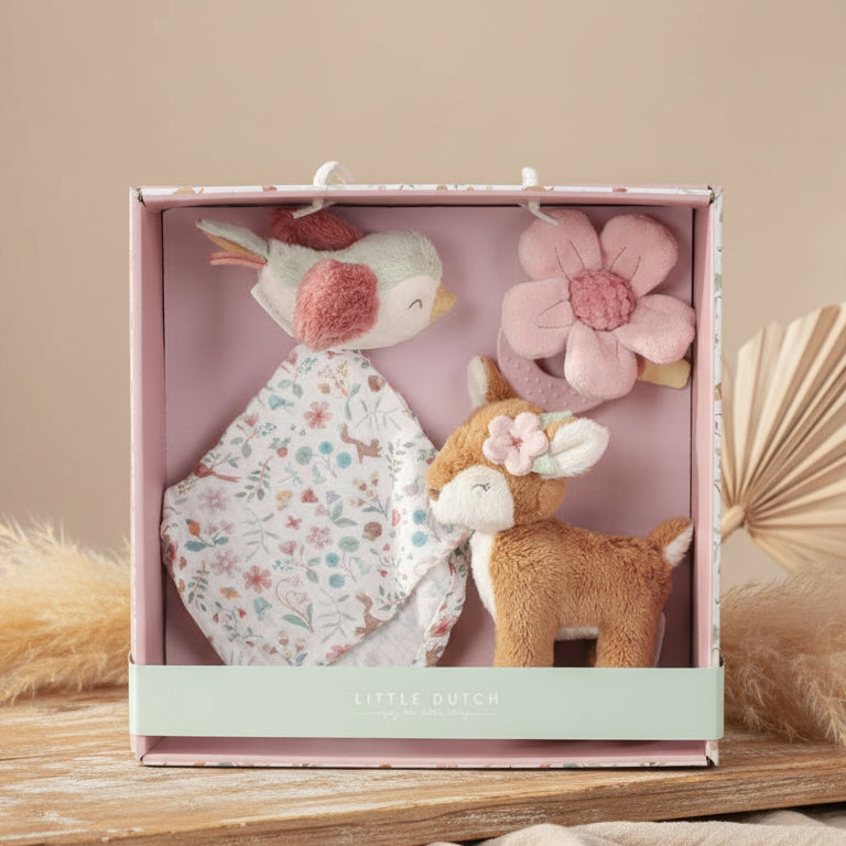 Gift set with plush deer Fairy Garden