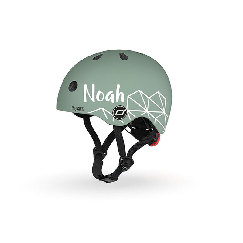 Helmet XXS Graphics green lines | Scoot and ride