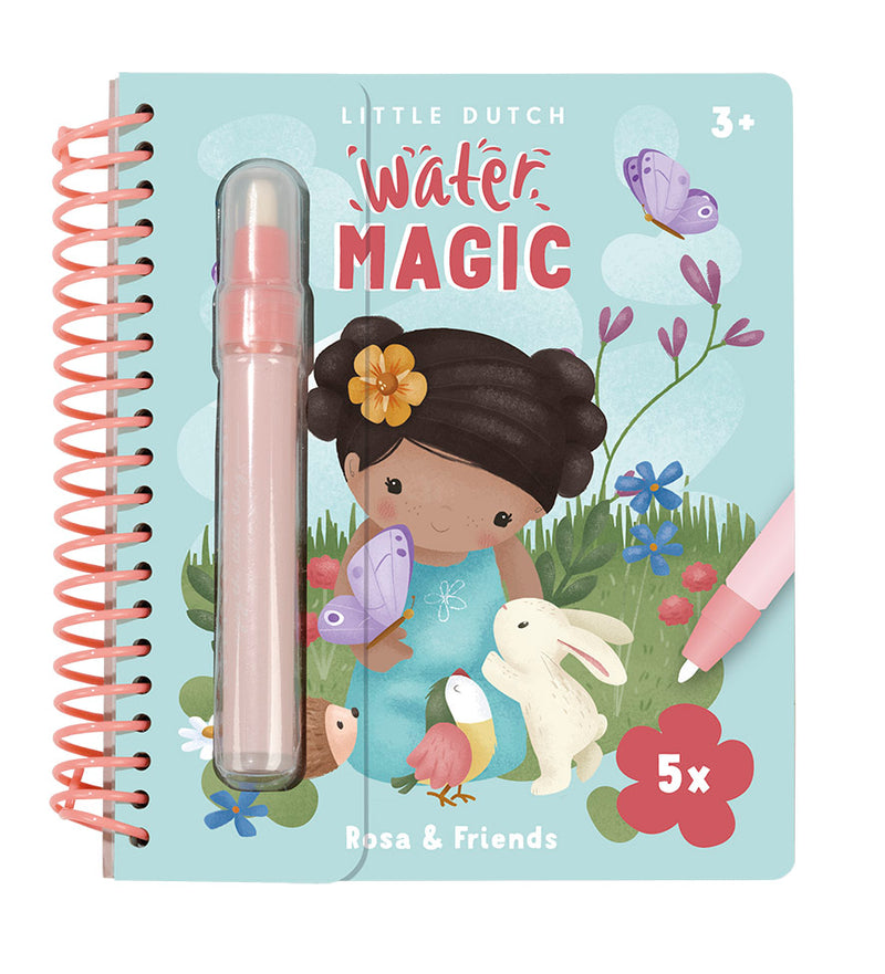 Livre de coloriage à l'eau Rosa et ses amis | Little Dutch