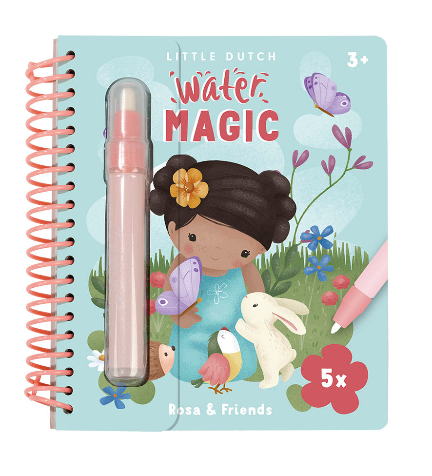 Water coloring book Rosa &amp; Friends | Little Dutch