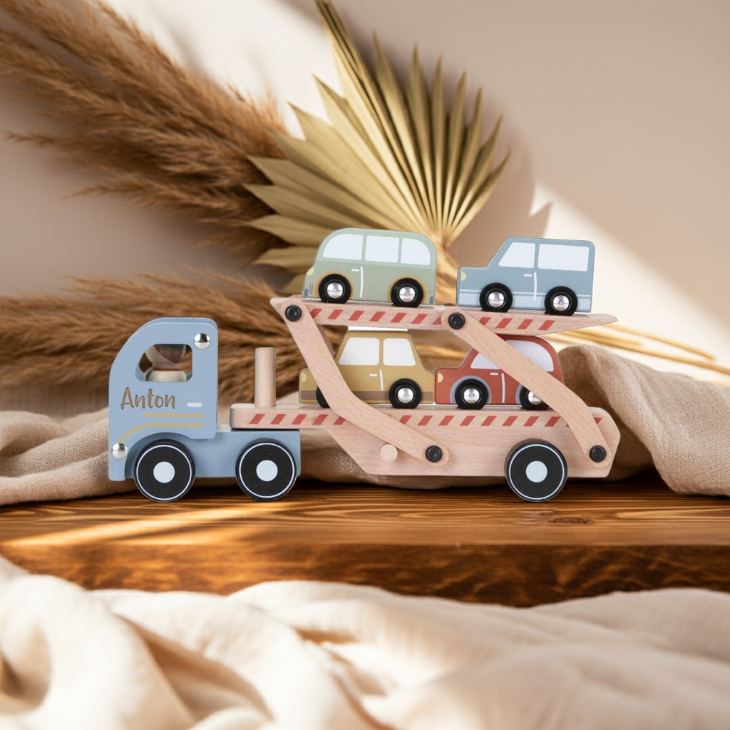 Holz-Auto-Transporter Essentials