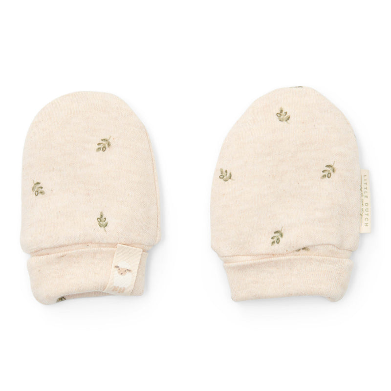 Scratch Gloves Green Leaves - One Size - Little Farm | Little Dutch