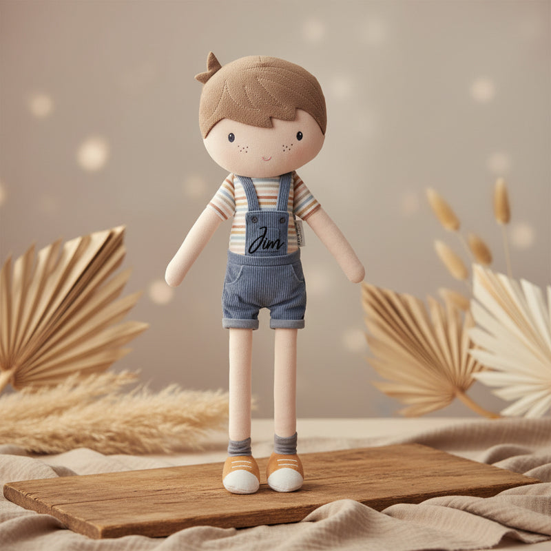 Jim Vintage Sunny Stripes cuddly doll, 35 cm