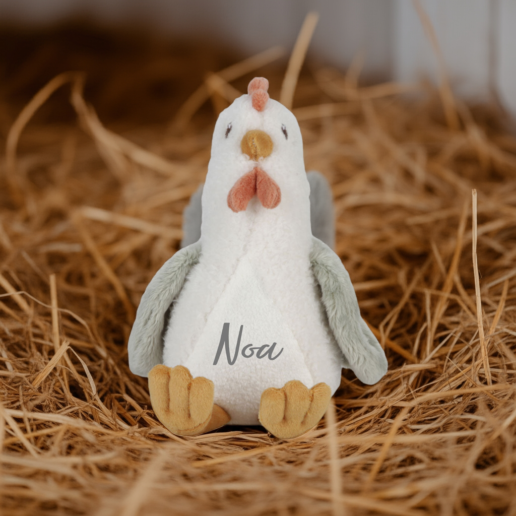 Stuffed Chicken Little Farm 17 cm