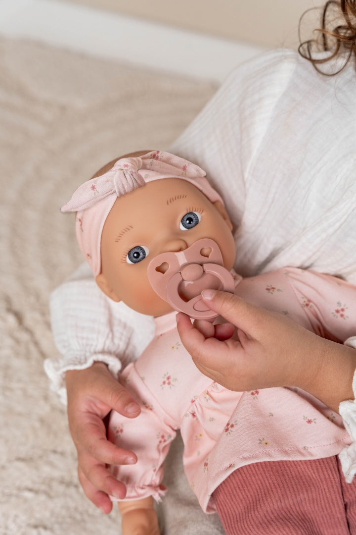Personalisierte Babypuppe Lily mit Name & Zubehör | Geschenk für Kinder