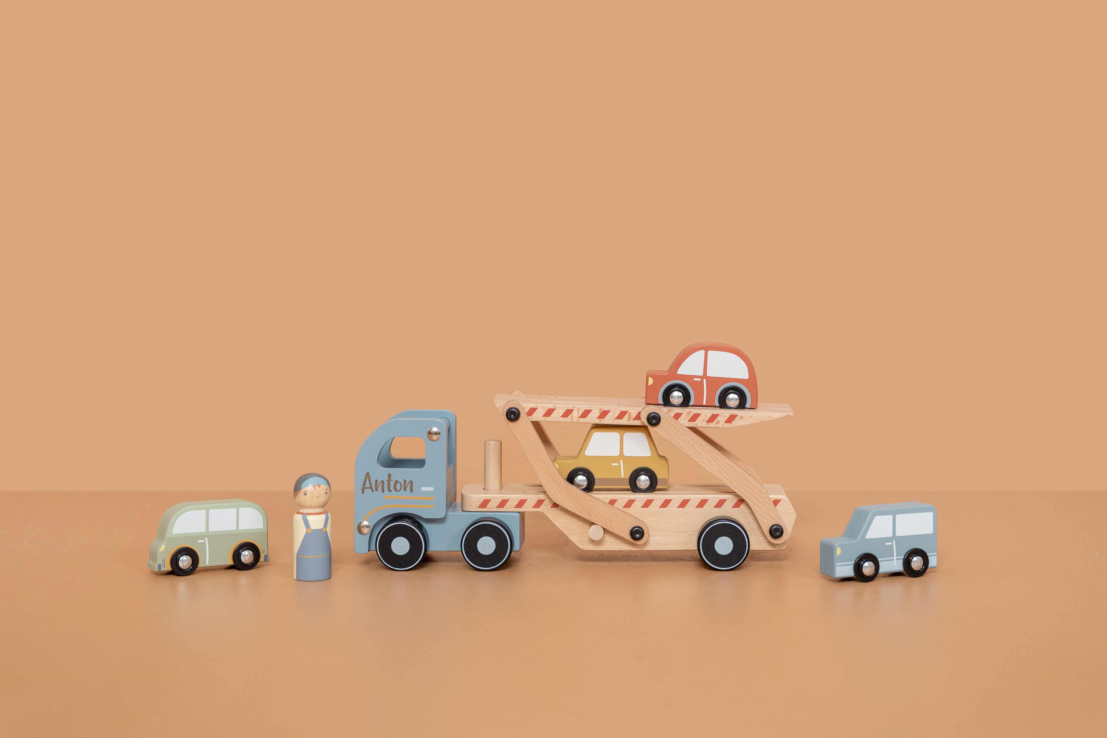 Holz-Auto-Transporter Essentials