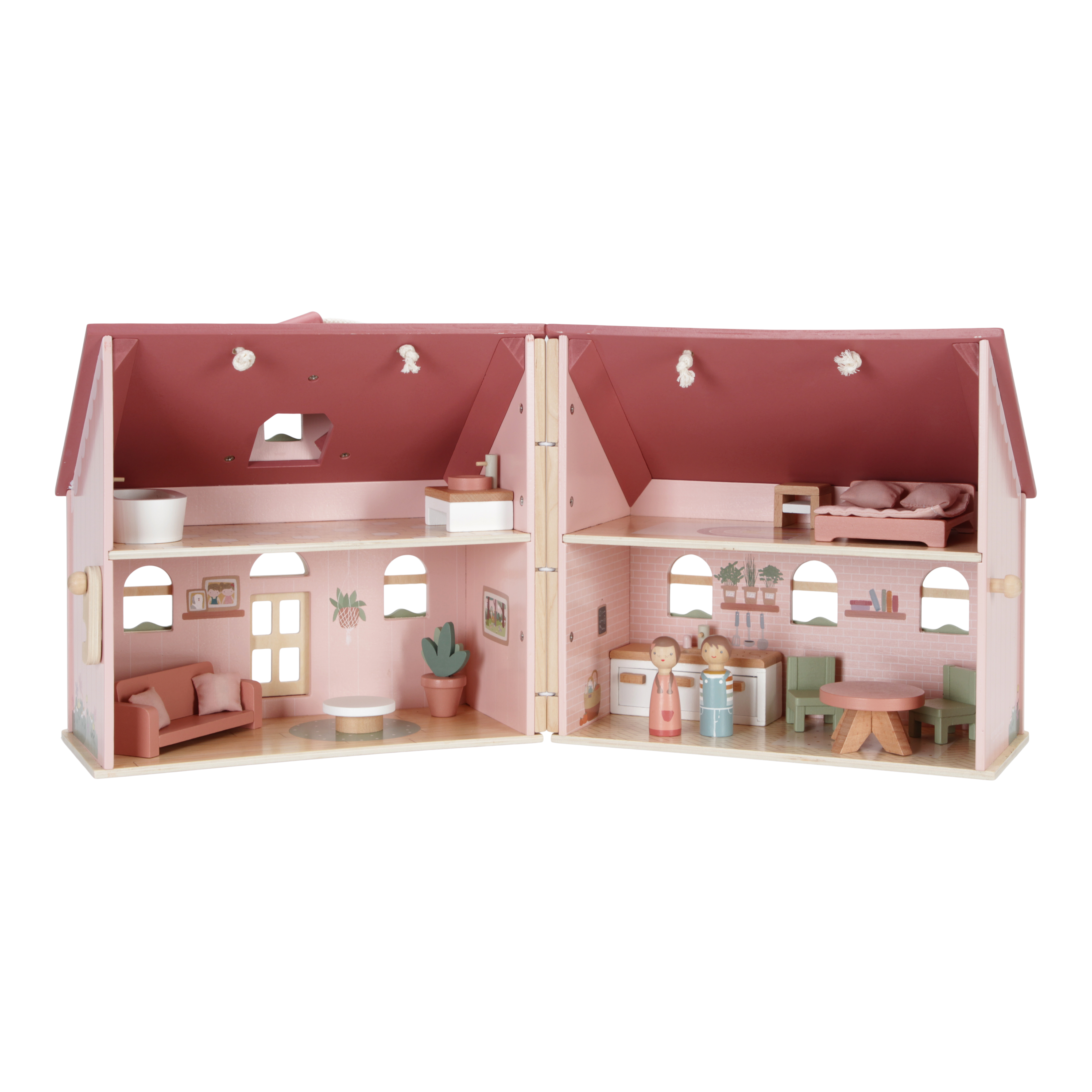 Maison de poupées portable