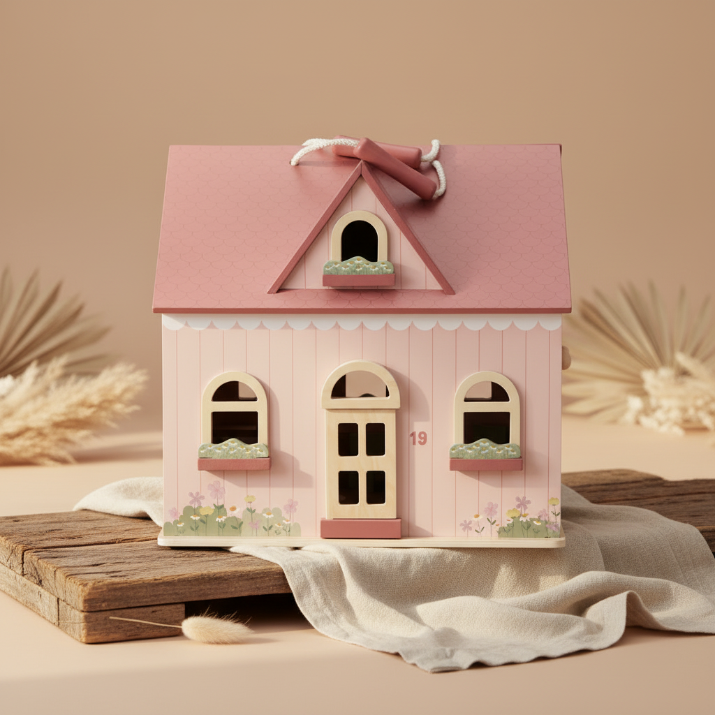 Maison de poupées portable