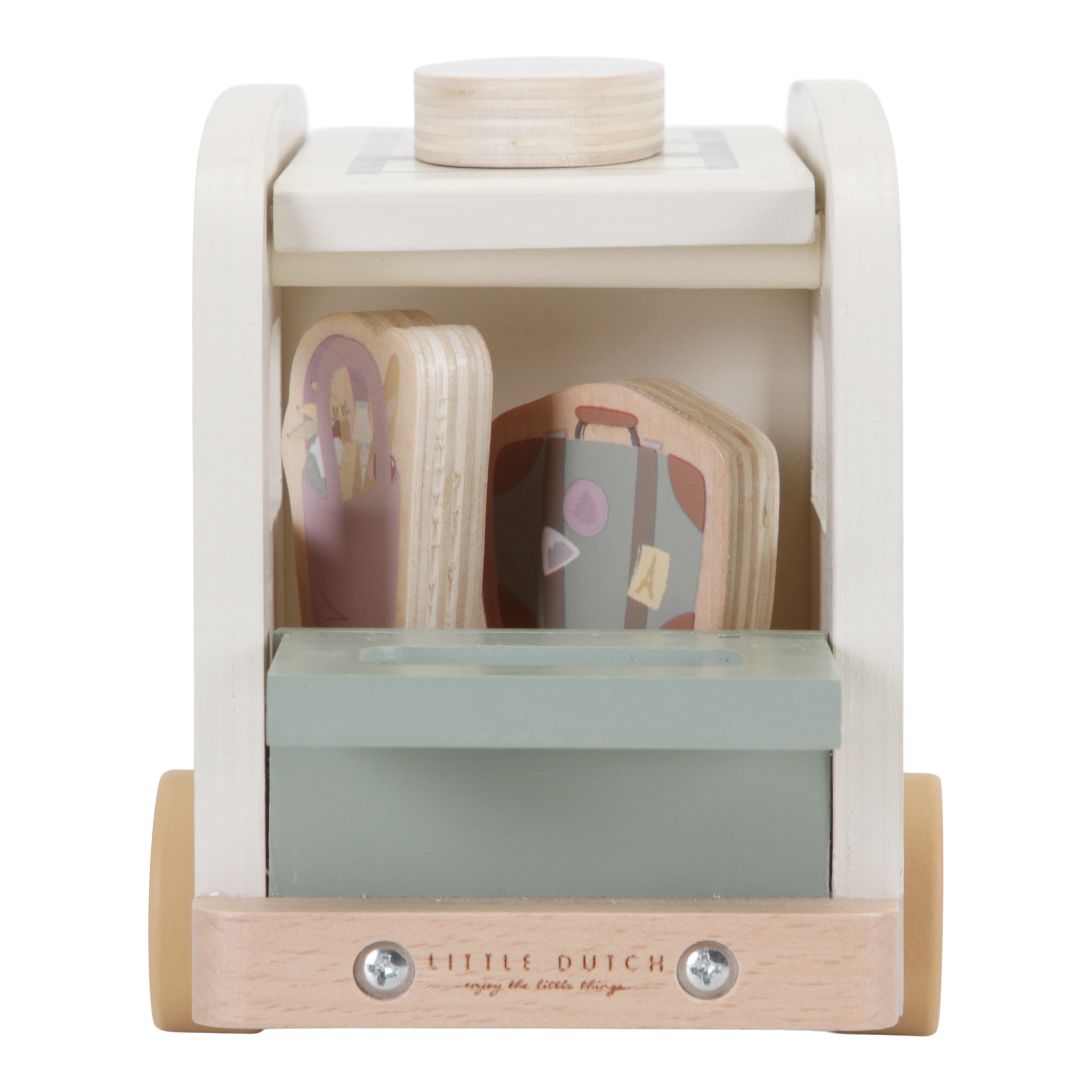 Retro Camper Van with Play Figures – Role Play for Children