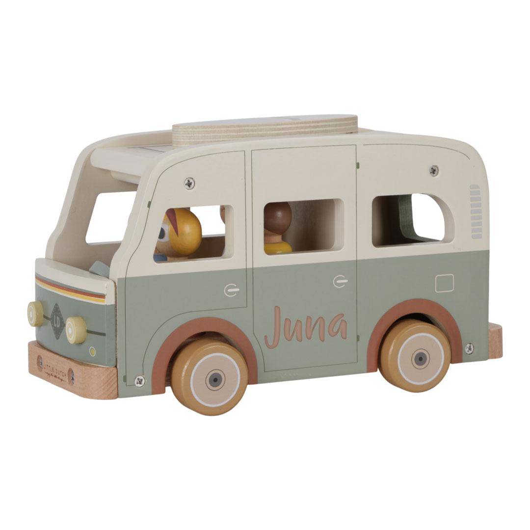 Retro Camper Van with Play Figures – Role Play for Children