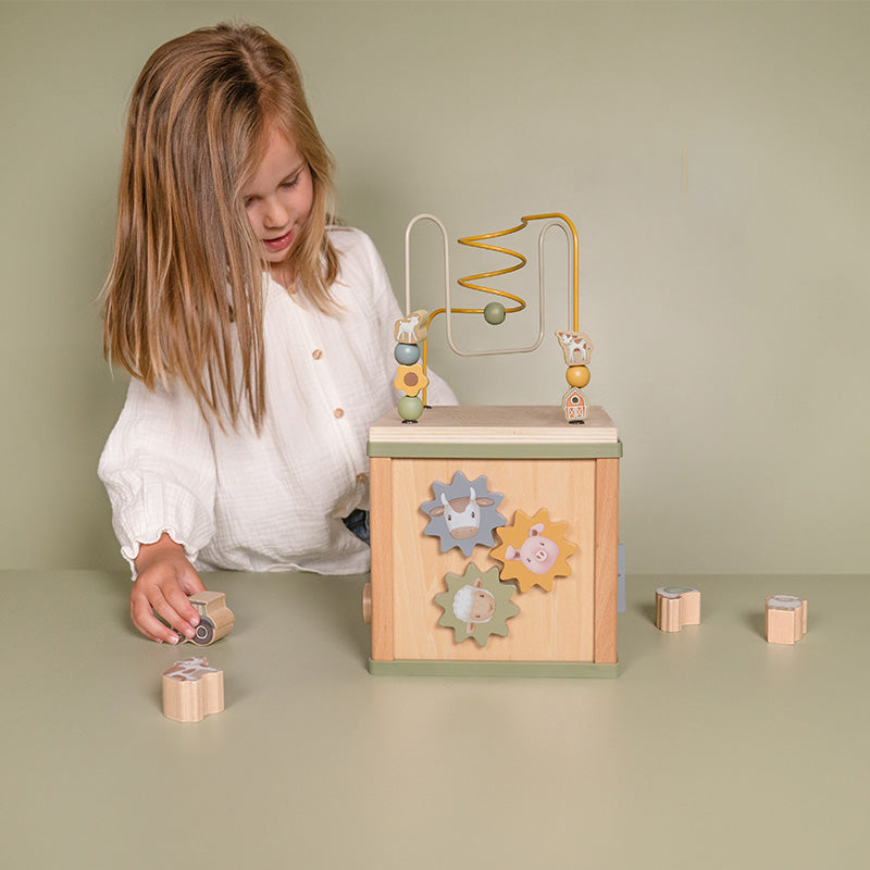 Little Farm Activity Cube - For Birth