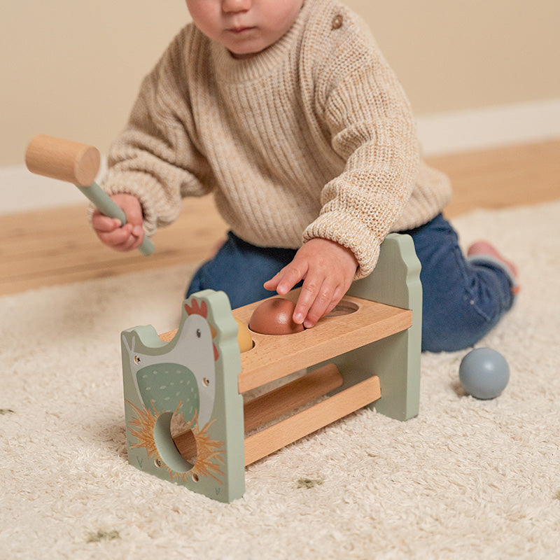 Hammer bench with balls Little Farm "For Birth"