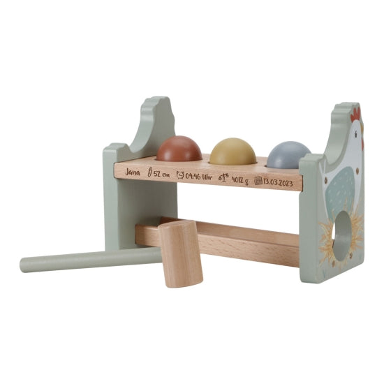 Hammer bench with balls Little Farm "For Birth"