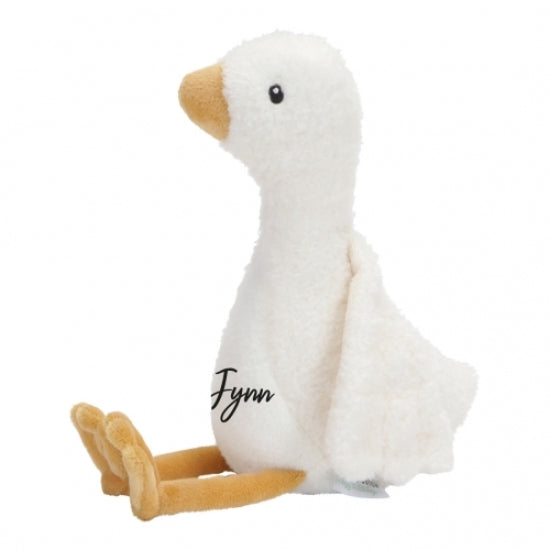 Little Goose cuddly toy, white, 20 cm | Little Dutch
