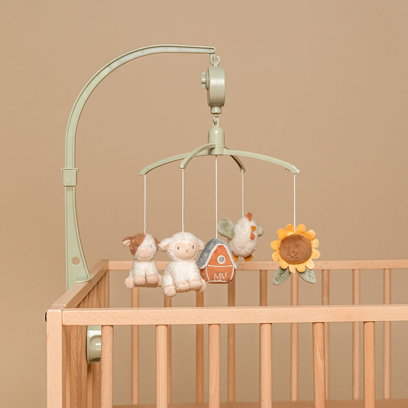 Personalisierbares Musik-Mobile Little Farm mit Namen  by Schmatzepuffer®