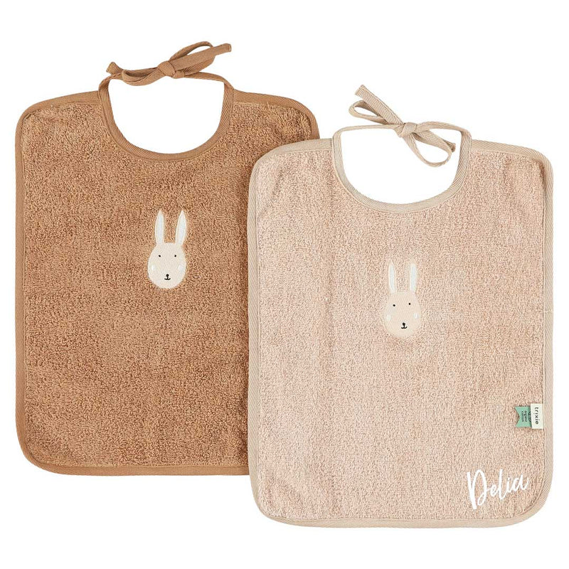 Bib XL 2-pack - Mrs. Rabbit | Trixie