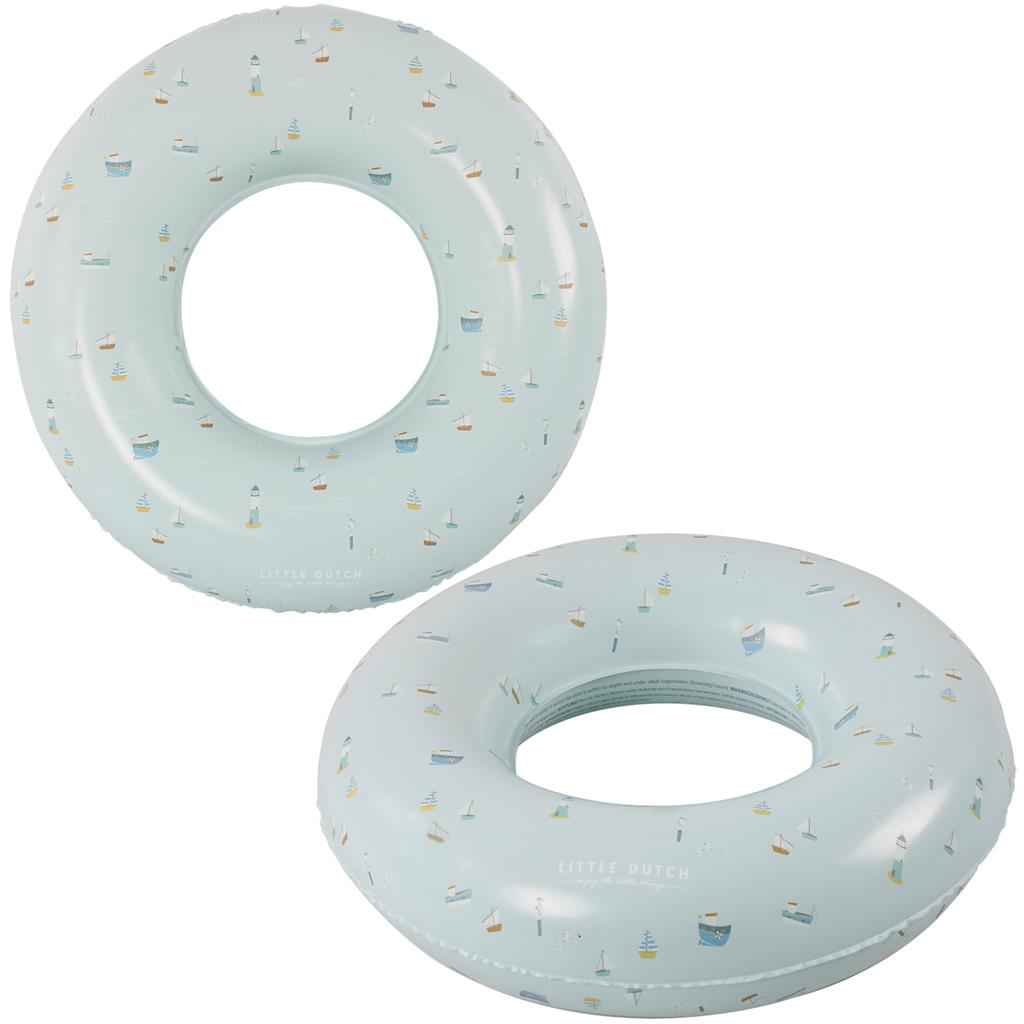 Bouée de natation pour enfants de 50 cm en bleu – Design maritime