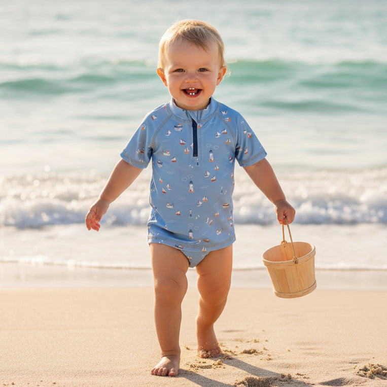 Swim shirt Sailors Bay Dark Blue | Little Dutch