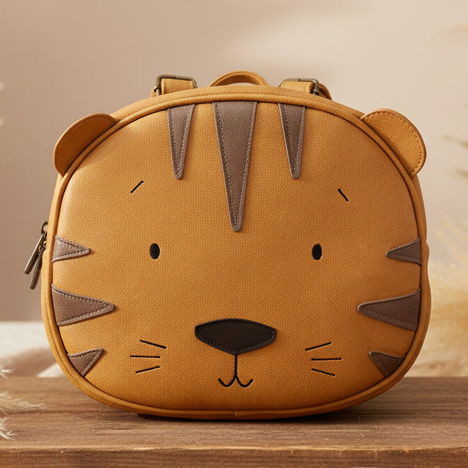 Grand sac à dos Tiger Theodor, orange | Little Who