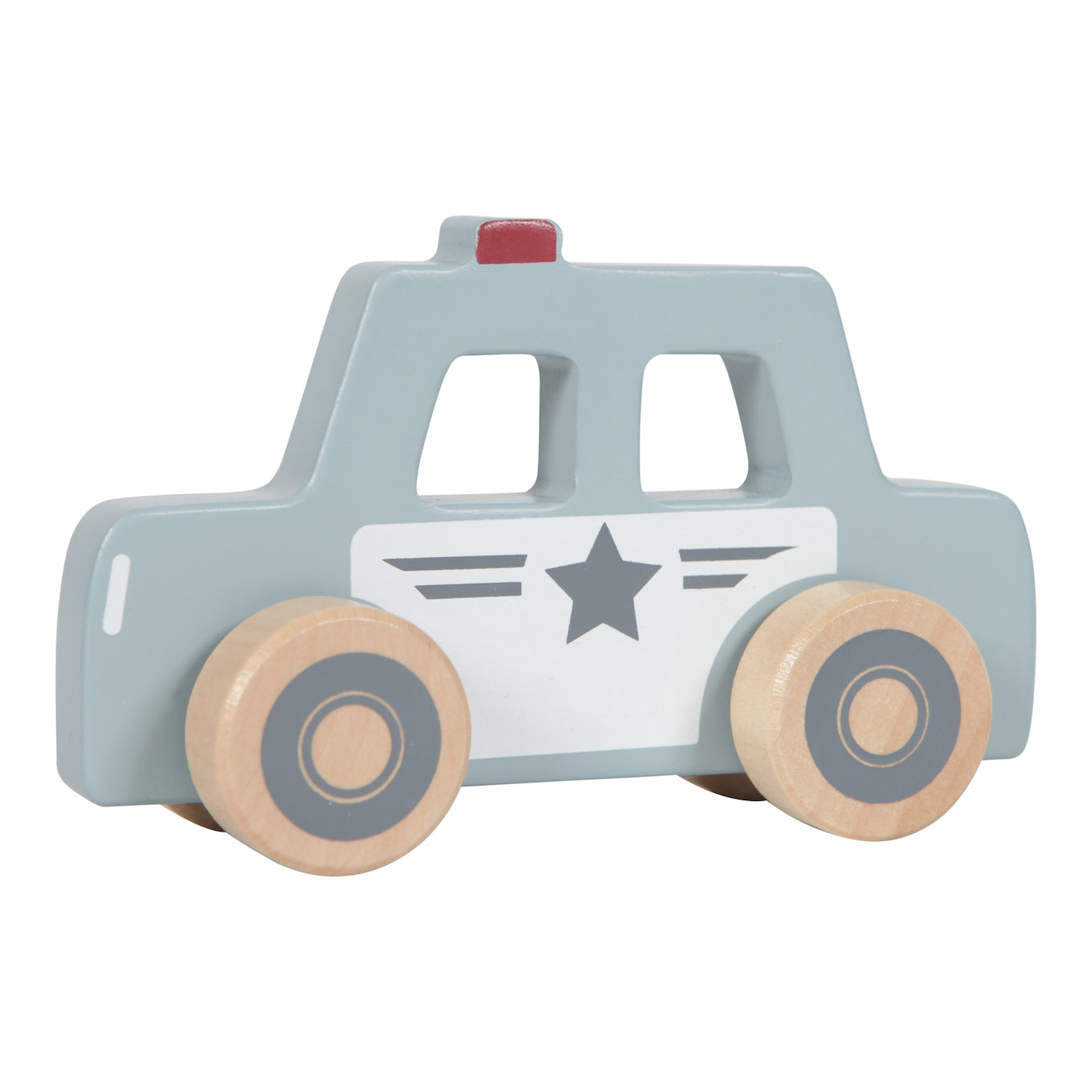 Emergency vehicles 3-piece set, wood