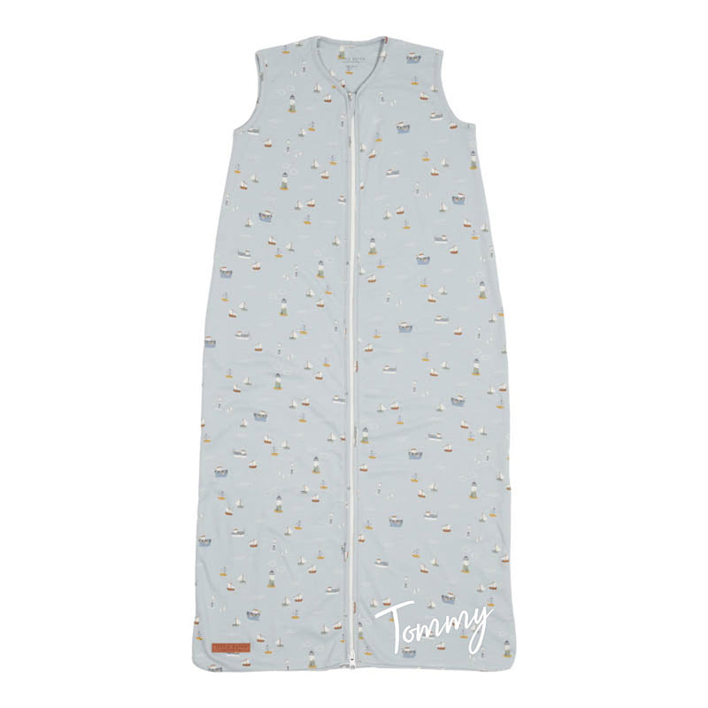 Sailors Bay blue summer sleeping bag 90 cm | Little Dutch