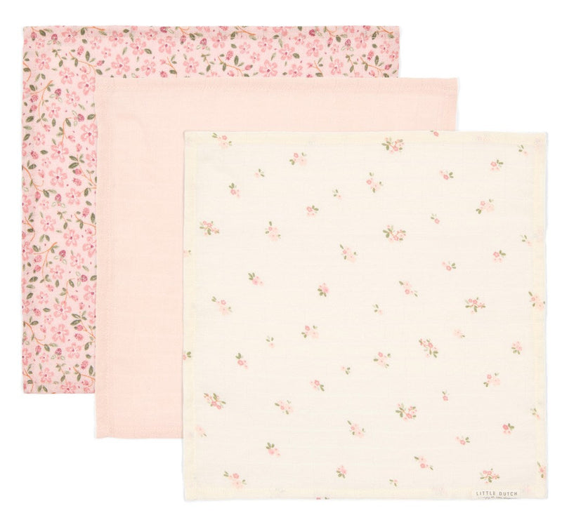 Ensemble de serviettes de toilette en mousseline Fairy Garden | Little Dutch