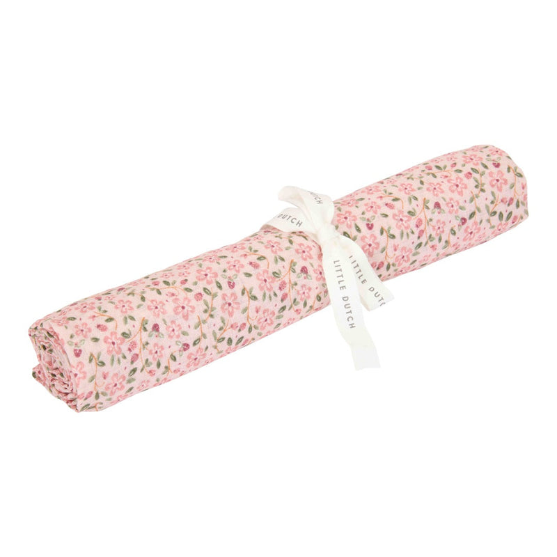 Musselintuch Swaddle 120 x 120 cm Fairy Floral | Little Dutch