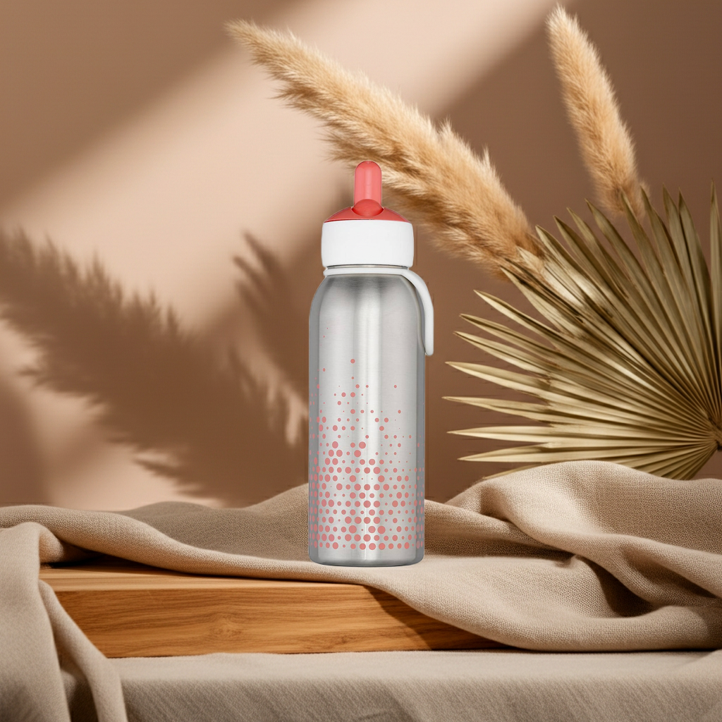 Insulated Bottle Flip-up 350 ml Pink – Kids' Drinking Bottle | Mepal