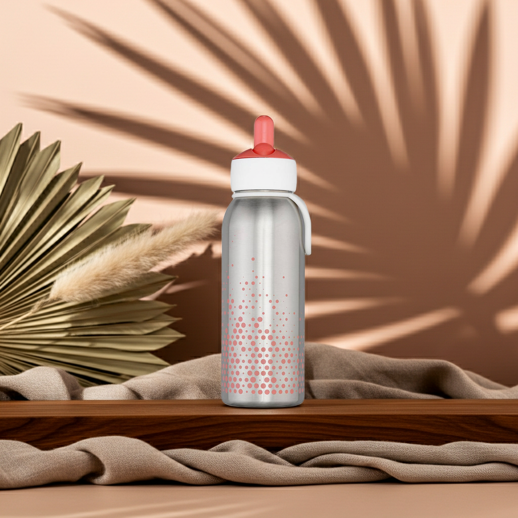 Insulated Bottle Flip-up 350 ml Pink – Kids' Drinking Bottle | Mepal