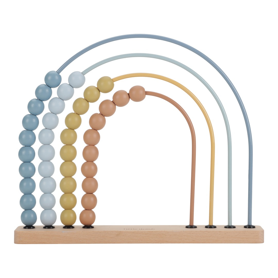 Rainbow Abacus Forest Friends Blue – Wooden Educational Toy
