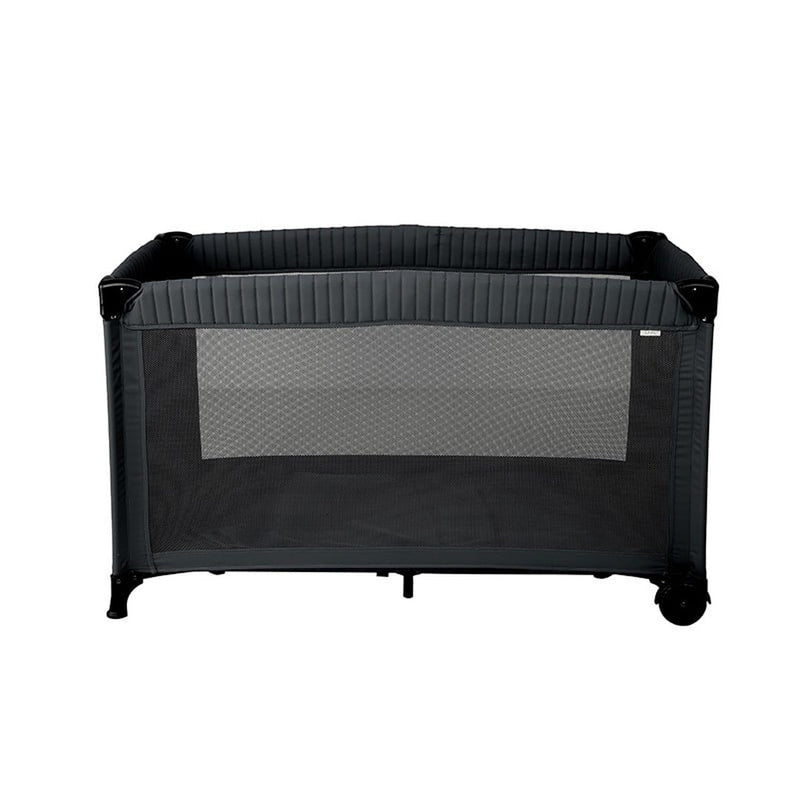 Travel cot in bag, grey