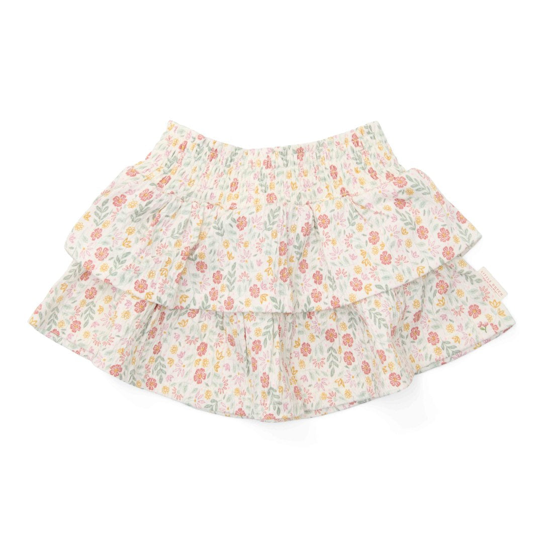 Girls' cream-colored skirt