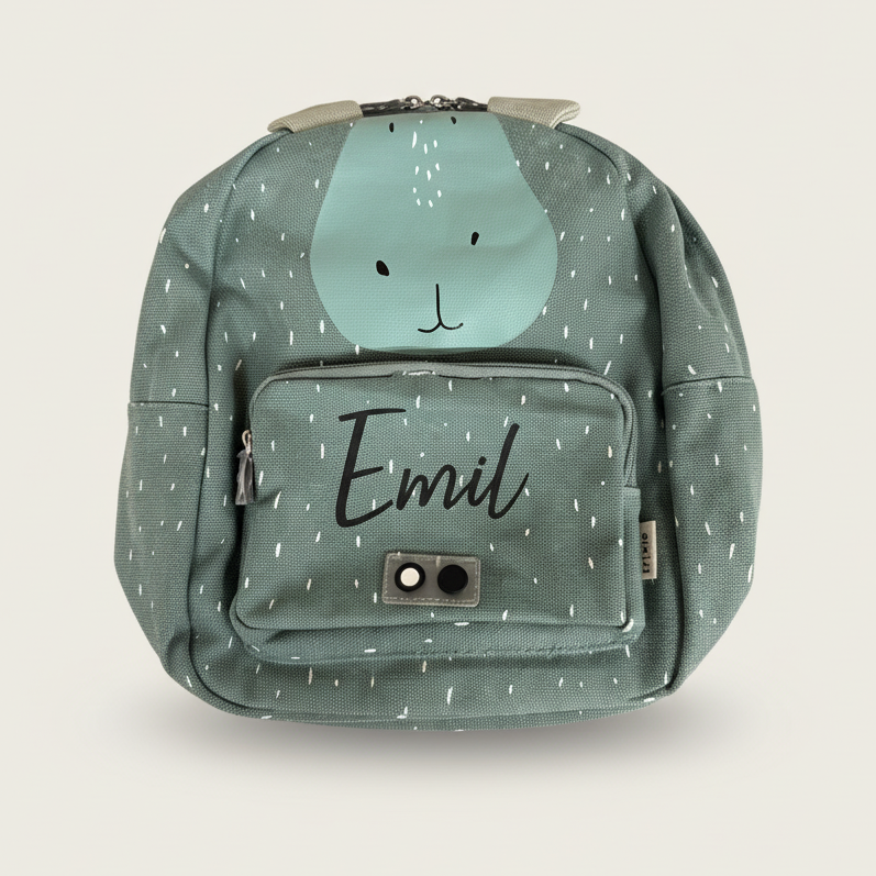 Sac à dos - M. Hippopotame | Produit de seconde main une 2ème vie personnalisé Nom Emil
