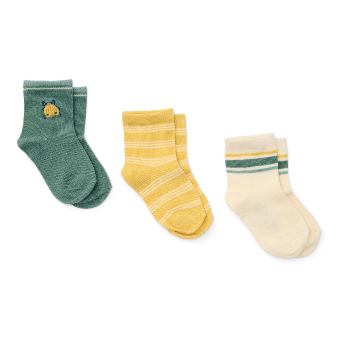 Socks set with three multi - 23/26 = 3-4 years | Little Dutch