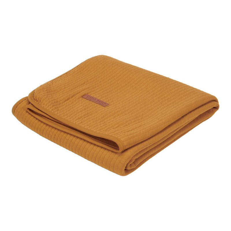 Summer blanket cradle Pure ochre Spice | Little Dutch