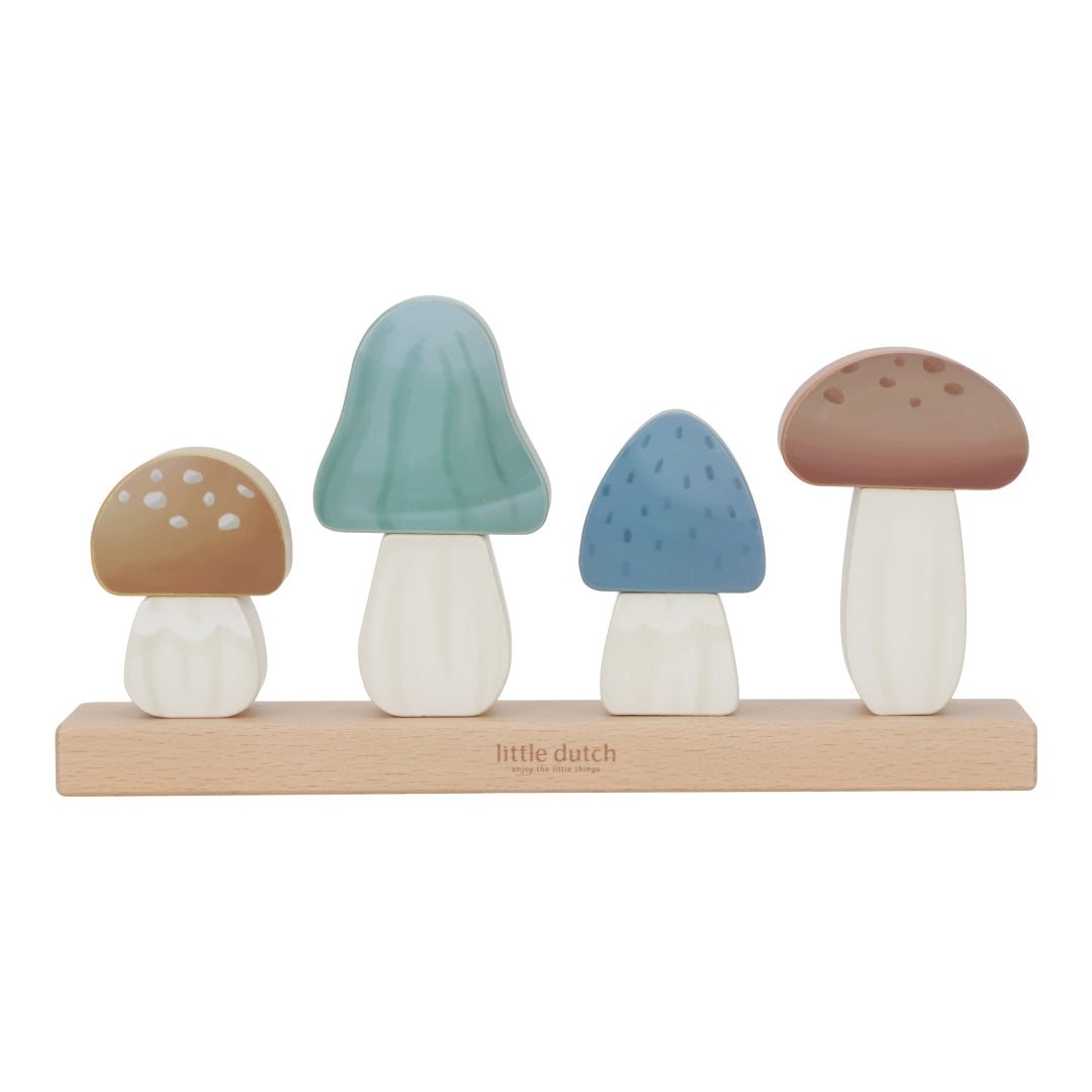 Stapel-Pilze Forest Friends personalisiert – Geschenk zur Geburt