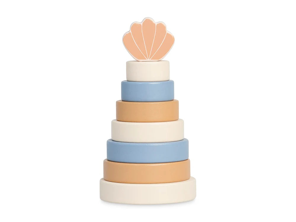 Stacking tower blue "shell" | Jollein