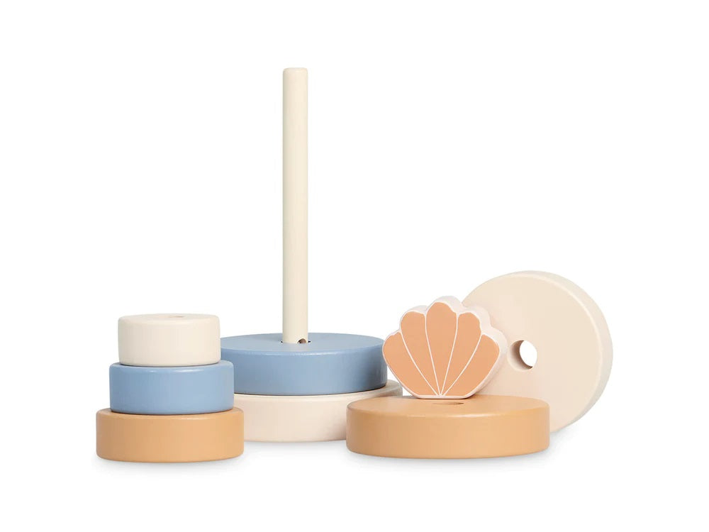 Stacking tower blue "shell" | Jollein