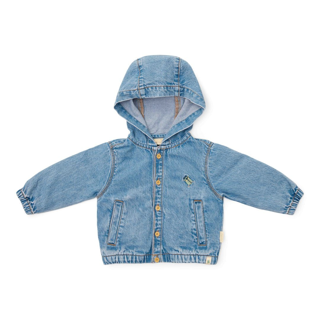 Hooded Denim Jacket – Kids' Jacket for Everyday & Leisure