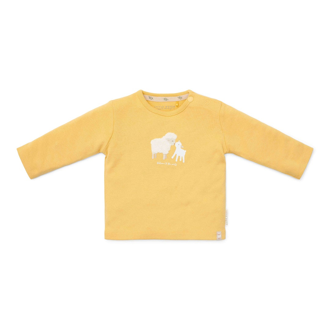 Long-Sleeved Shirt Warm Yellow for Babies and Children