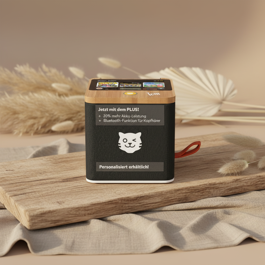 tigerbox TOUCH PLUS black Bluetooth | by Schmatzepuffer® "customizable"